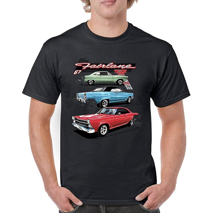 Amazon.com: Ford Fairlane Skyliner Crest T-Shirt 1957 Ford Vintage
